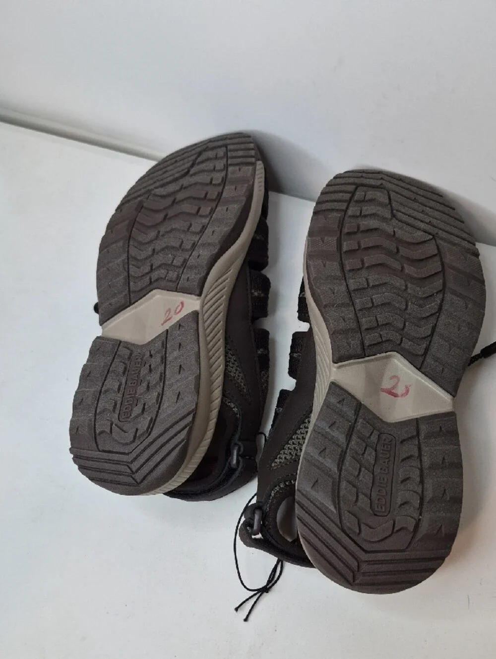 Eddie Bauer Olive Green Knit Slip-On Casual Shoe Size 8 M